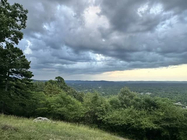 Hot Springs Mountain Tower and the Zig-Zag Mountains